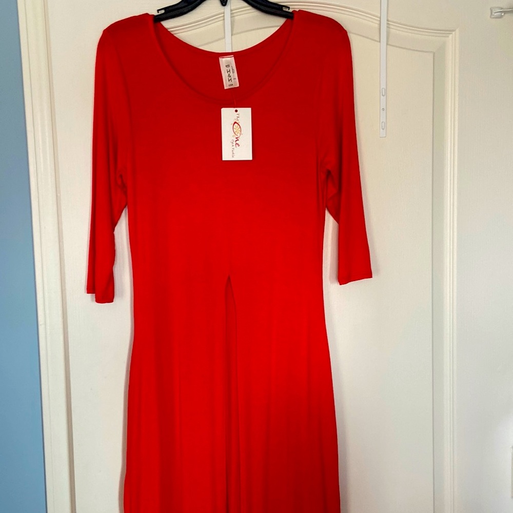 Red Body Tunic NWT